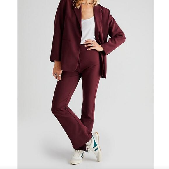 Hosbjerg Burgundy Hunch Adele Pants - Picture 2 of 11